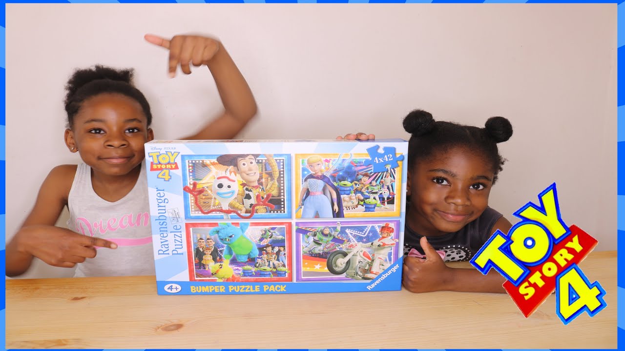 TOY STORY 4 MOVIE PUZZLES CHALLENGE || A MINUTE TO WIN IT CHALLENGE