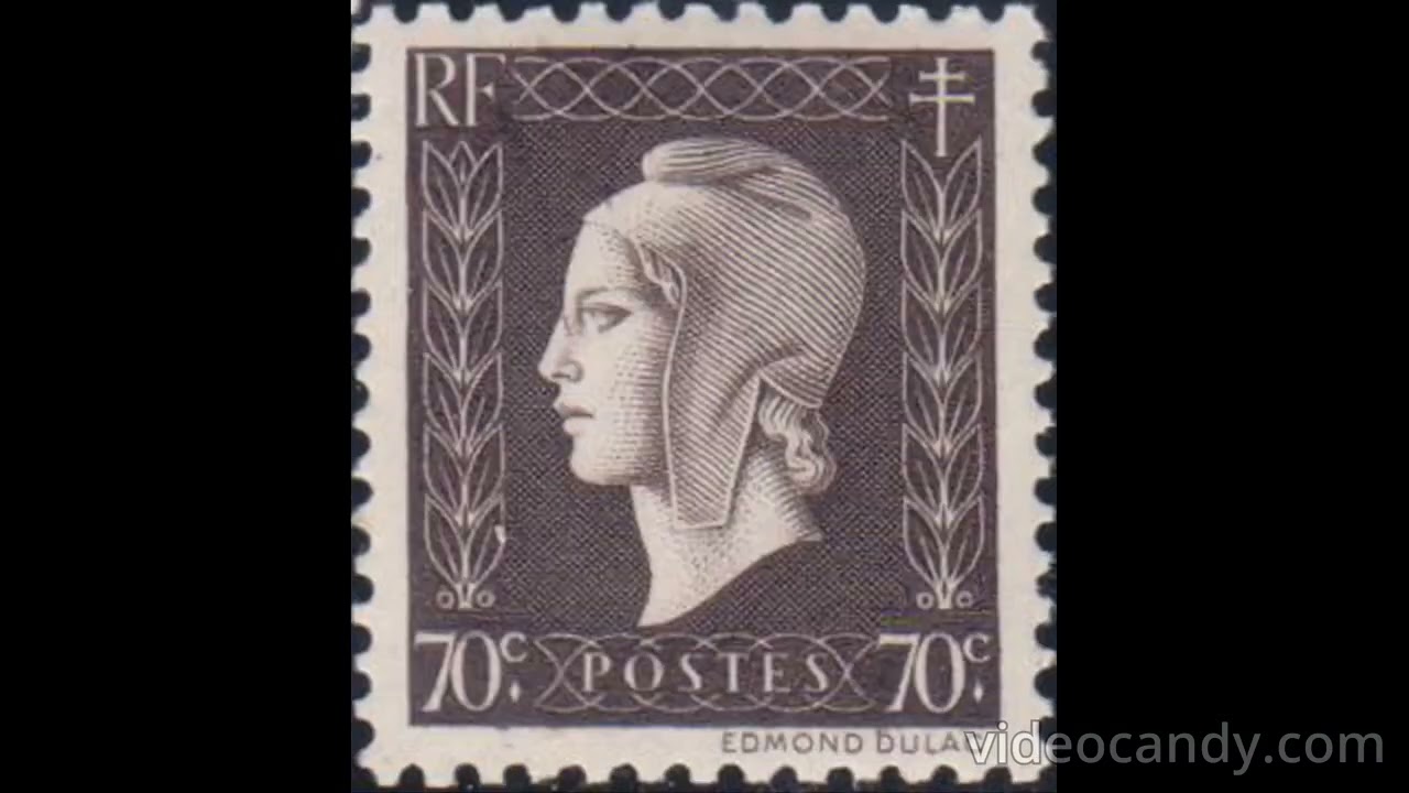 Франция почтовые марки 1945 года  из моей коллекции