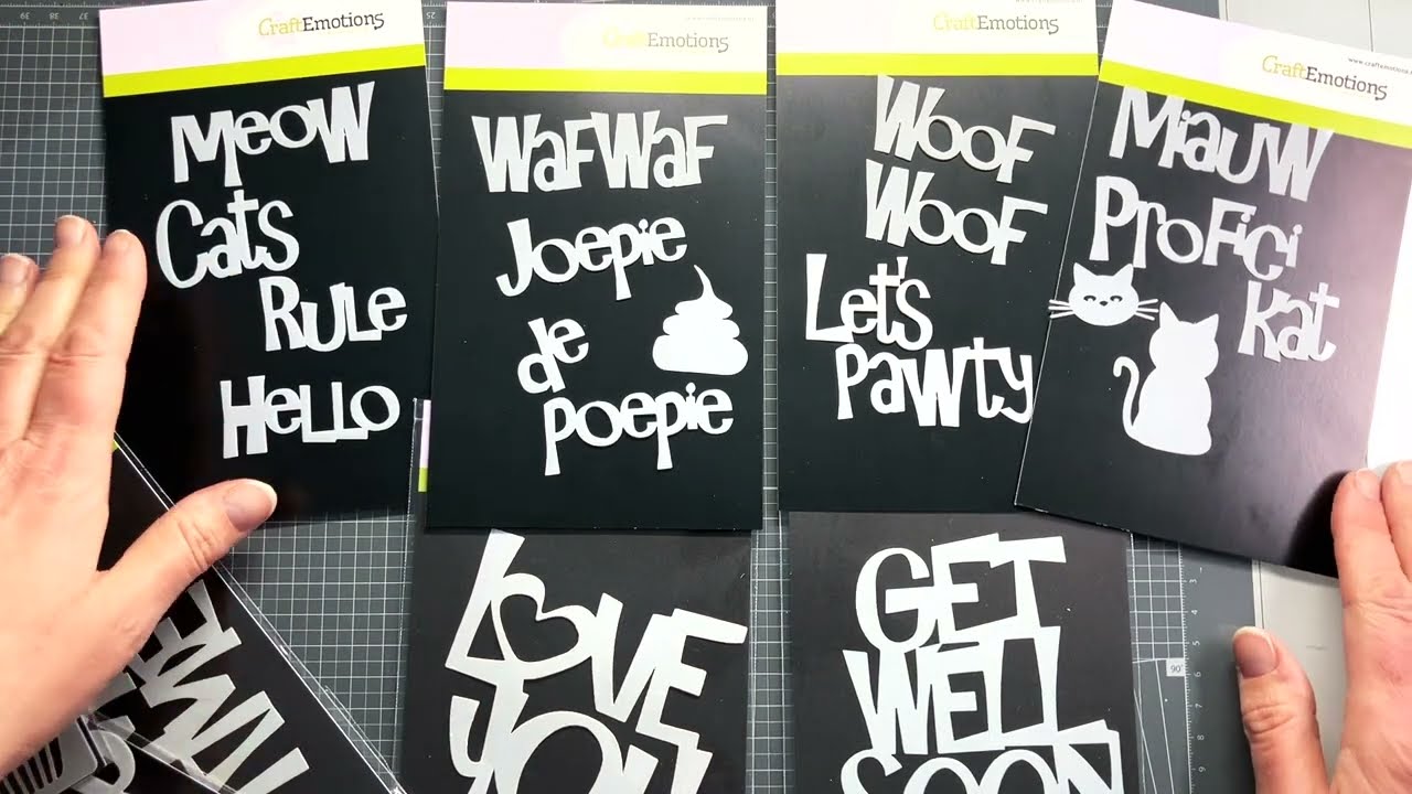 Text stencils MANY WAYS part 1 #carlacreaties #craftemotions