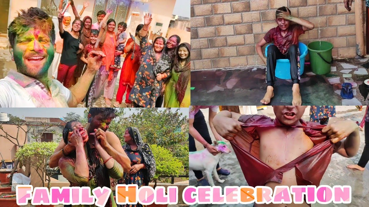 Holi Celebration | family Vlog | Part-1 | होली दुलहंडी