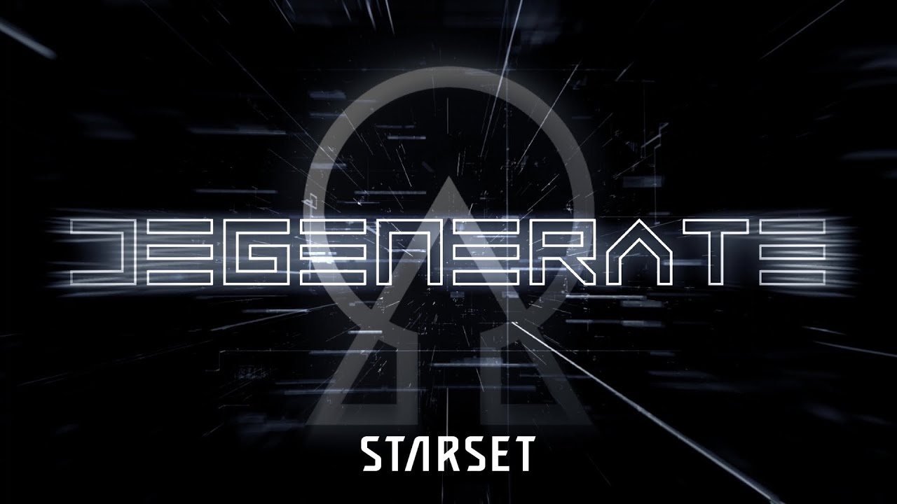 STARSET - DEGENERATE (Lyrics Video)