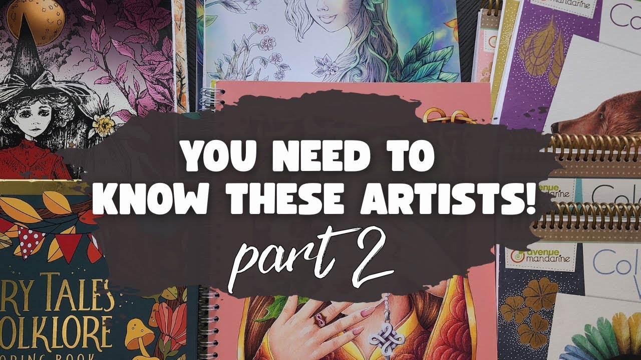 5 Underrated Adult Coloring Artists You NEED to Know! (Part 2)