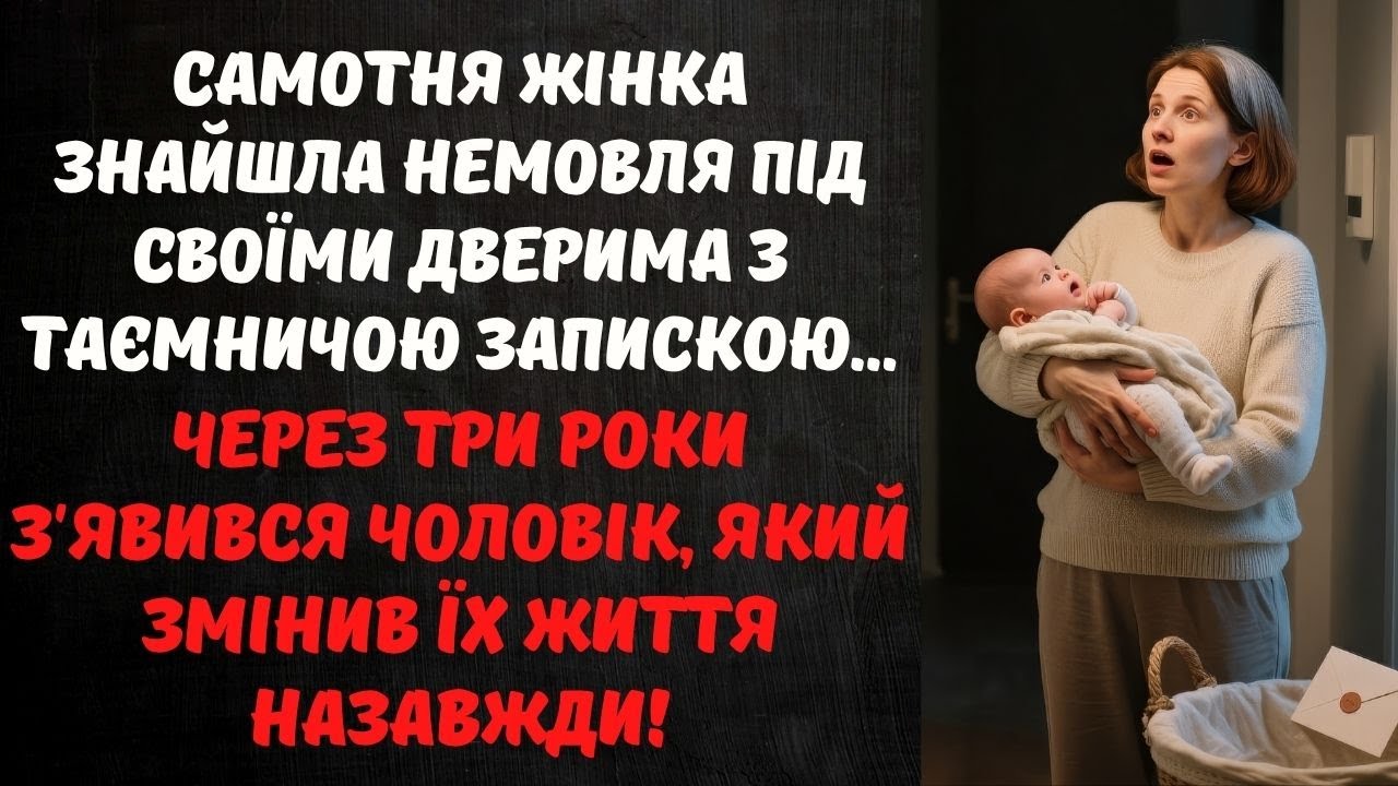 ЖІНКА ЗНАЙШЛА НЕМОВЛЯ ПІД ДВЕРИМА З ЗАПИСКОЮ... КОЛИ З'ЯВИВСЯ ЙОГО 