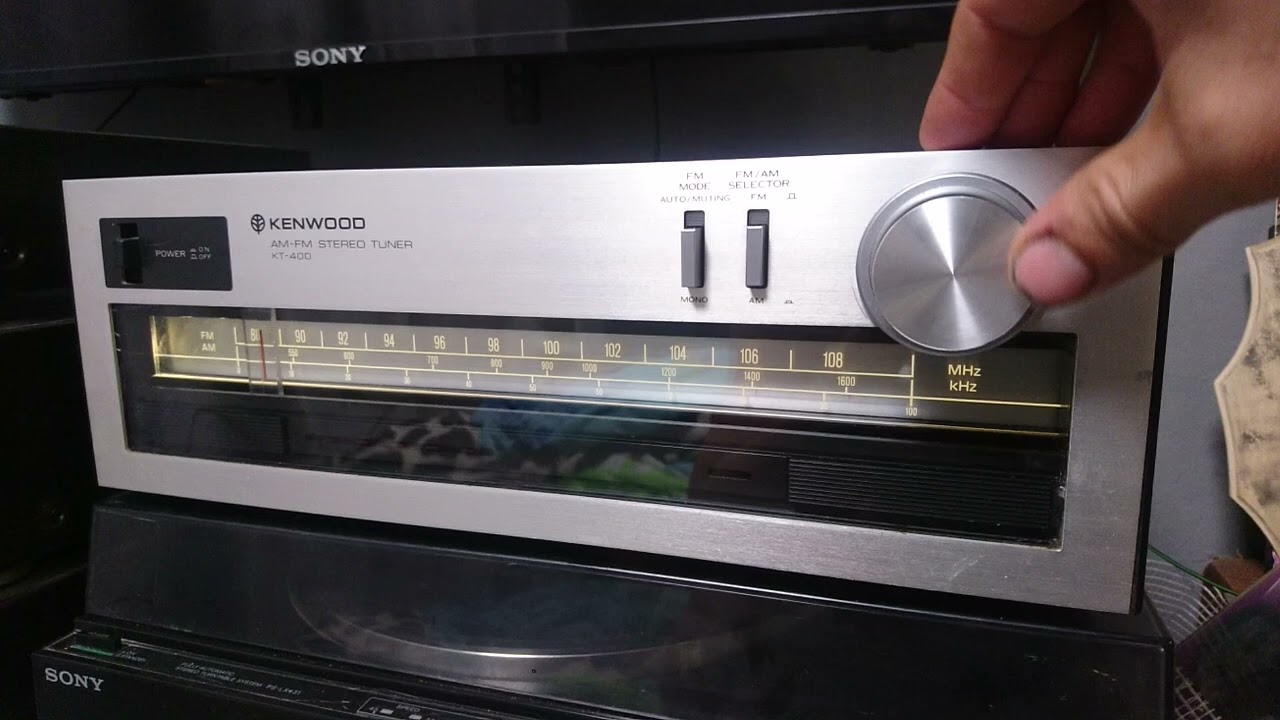 Kenwood am-fm stereo tuner KT-400