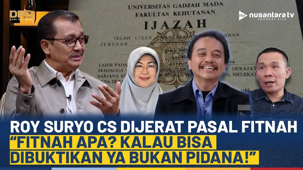 Roy Suryo Dijerat Pasal Fitnah, Oegroseno: Fitnah Apa? Kalau Bisa Dibuktikan ya Bukan Pidana! | DPO