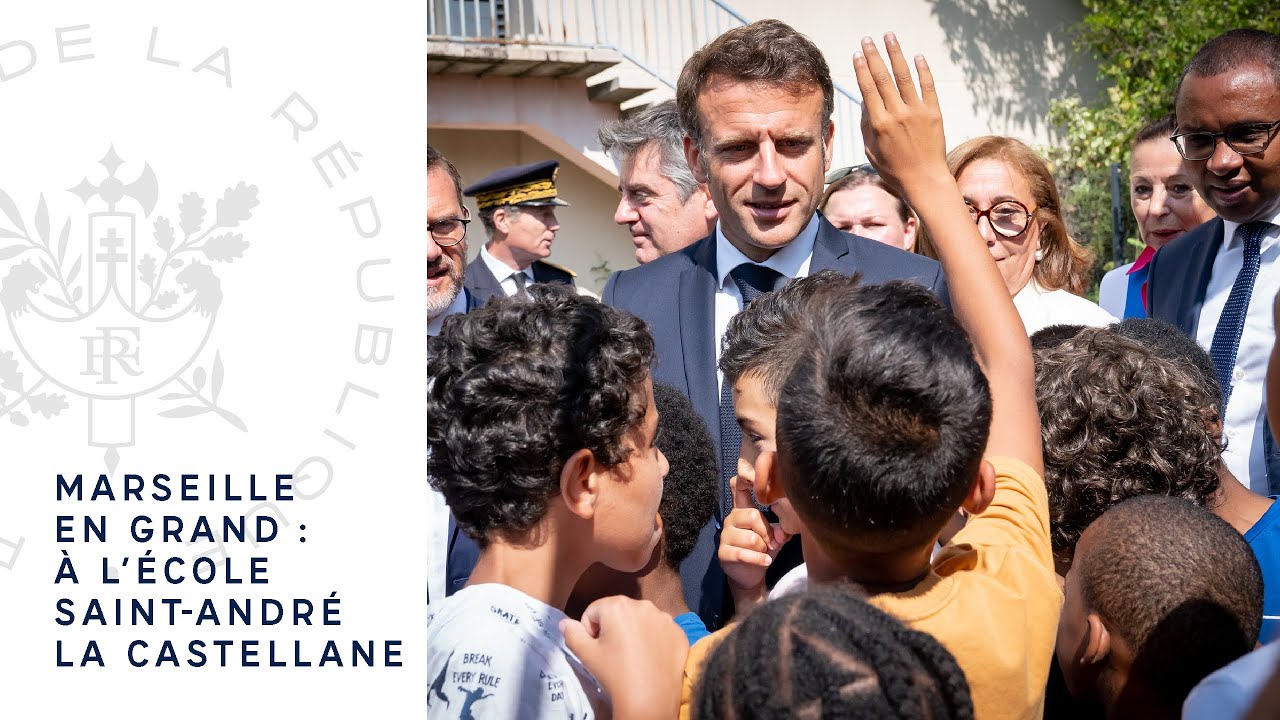 Marseille en Grand : à l’école Saint André La Castellane.