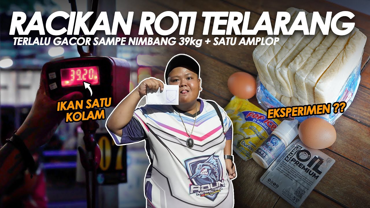 EMANG BISA ROTI DIJADIIN UMPAN ?? HASILNYA MALAH JUARA TOTAL IKAN TERBANYAK + BAWA AMPLOP || BAM#1
