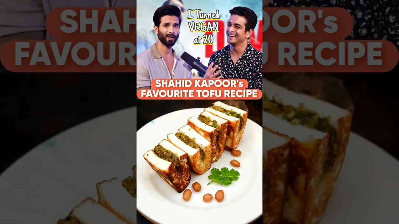 SHAHID KAPOOR ka favourite TOFU Recipe &hearts;️😍 #shorts #shahidkapoor #viralrecipe #food #tofu