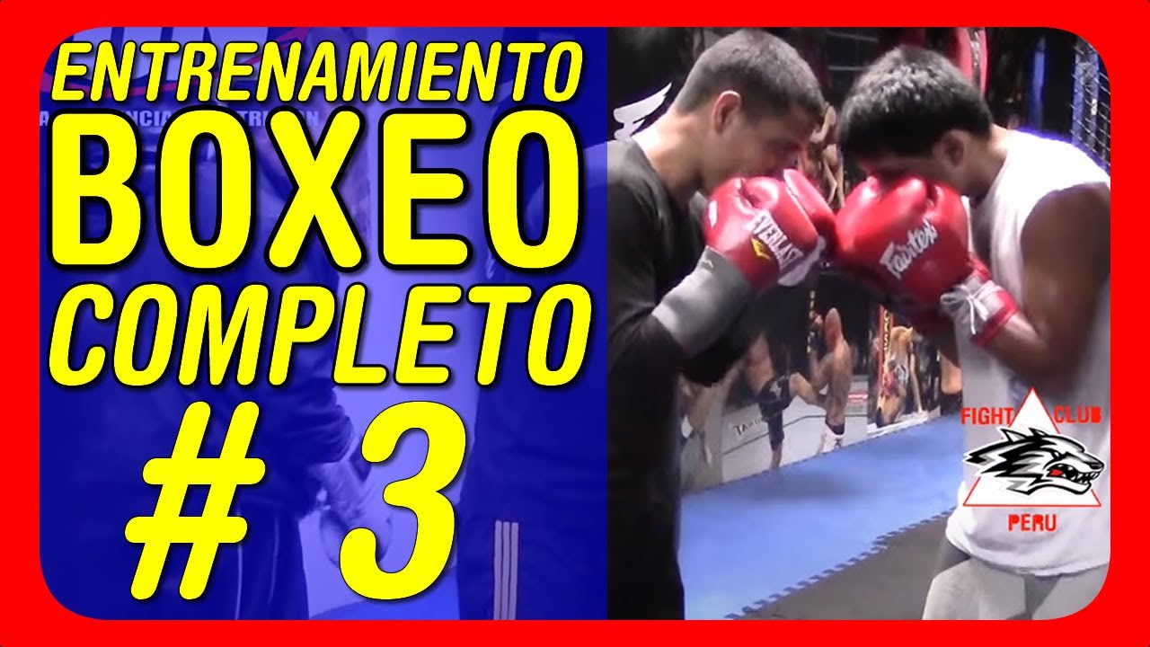 🥊 Entrenamiento de boxeo Completo 🏆 clase de Boxeo #3 💪 Gimnasio de Boxeo 👍