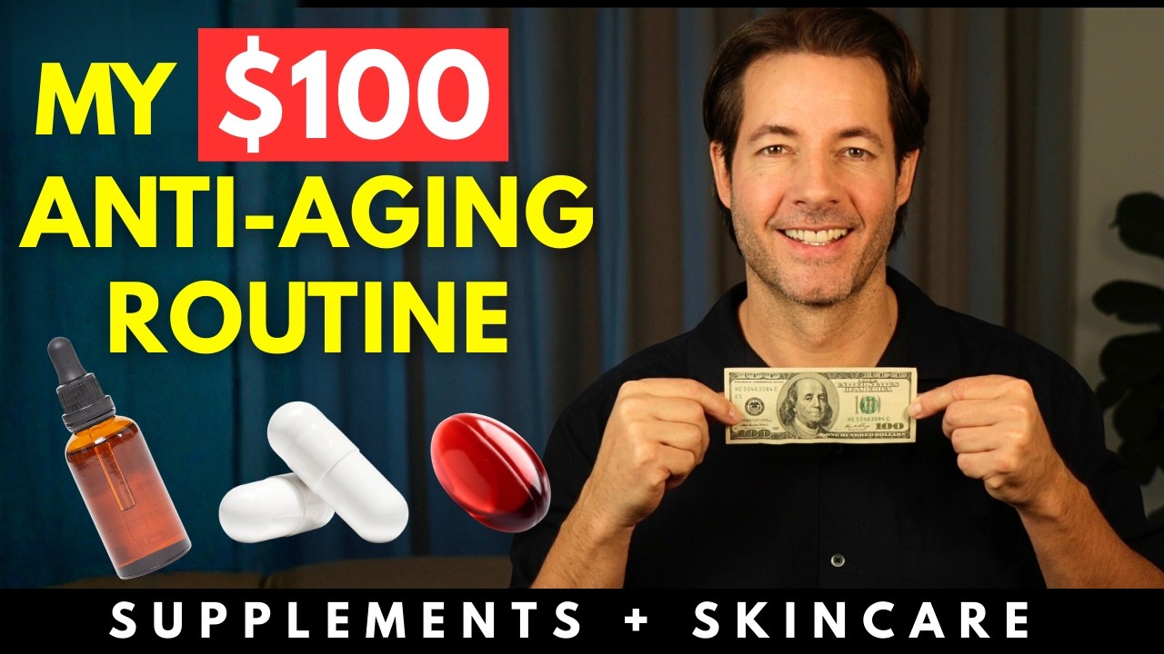 My $100 per month Anti Aging Routine at 51 (Supplements, Skin & Hair)