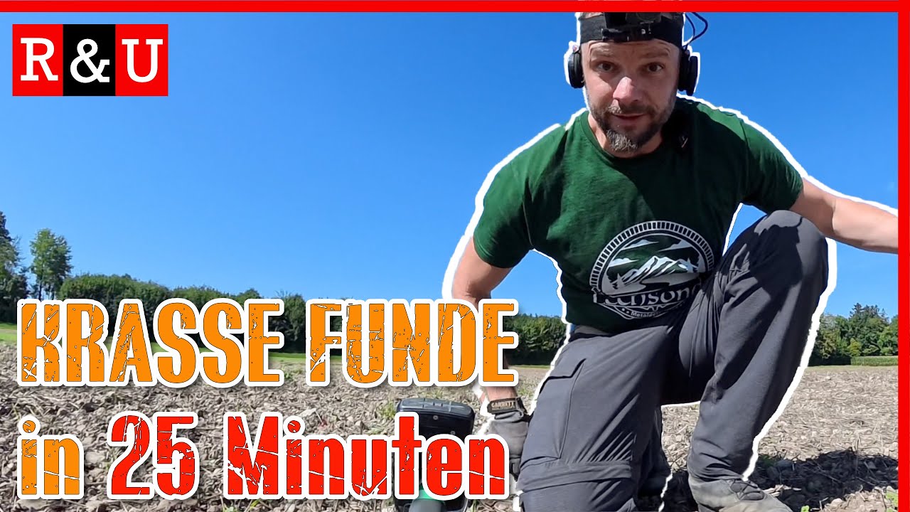 Krasse FUNDE in nur 25 Minuten #sondeln R&U#130 #metaldetecting #lechsonde