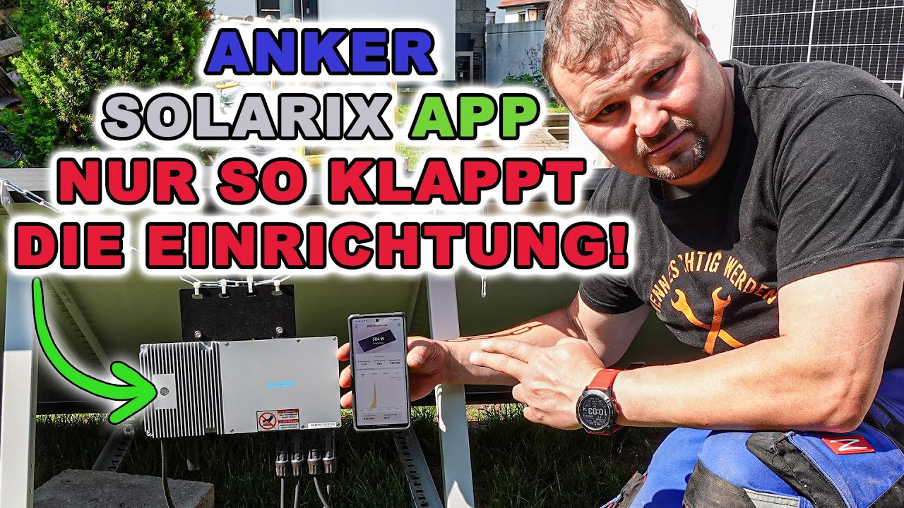 Anker App Balkonkraftwerk Anker SOLIX Anleitung. Schnell und einfach einrichten und bedienen.