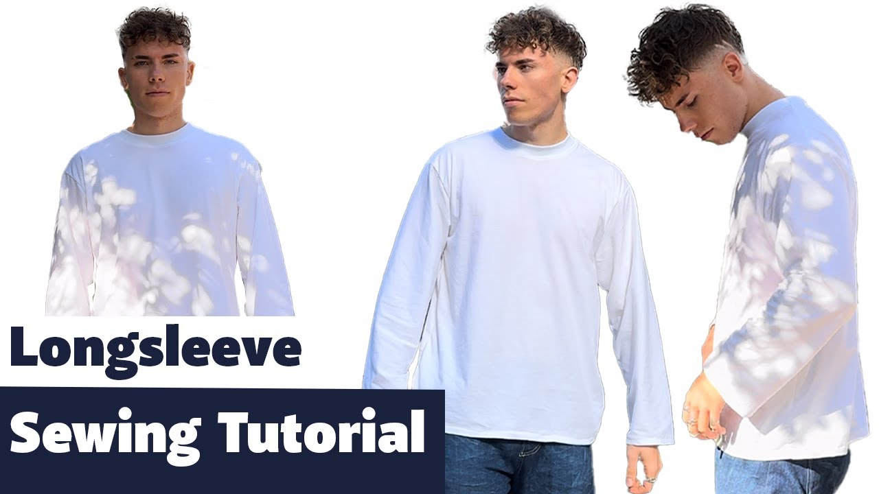 How to sew the perfect Longsleeve | Longsleeve T-Shirt Sewing Tutorial