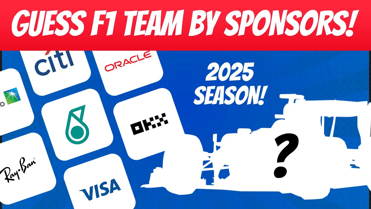 Guess the 2025 F1 Team by Their Sponsors! | Formula 1 Quiz