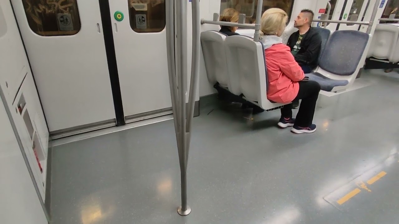 Athens Metro Line 3 From Syntagma to Pireas