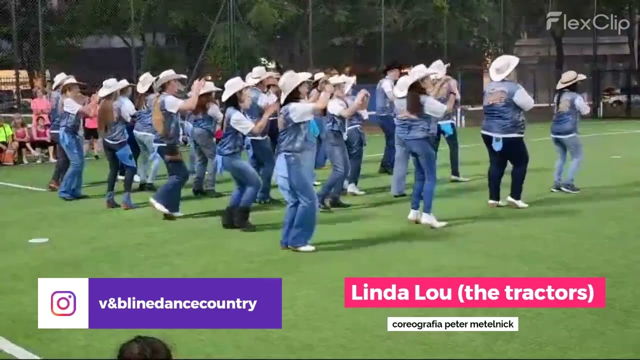101 COUNTRY LINE DANCE - ( Linda Lou ) - THE TRACTORS - Coreografo - (Peter Metelnick)