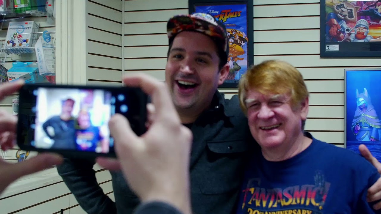Kingdom Hearts III Launch Event at Game Realms w/ voice actors Bill Farmer & Quinton Flynn