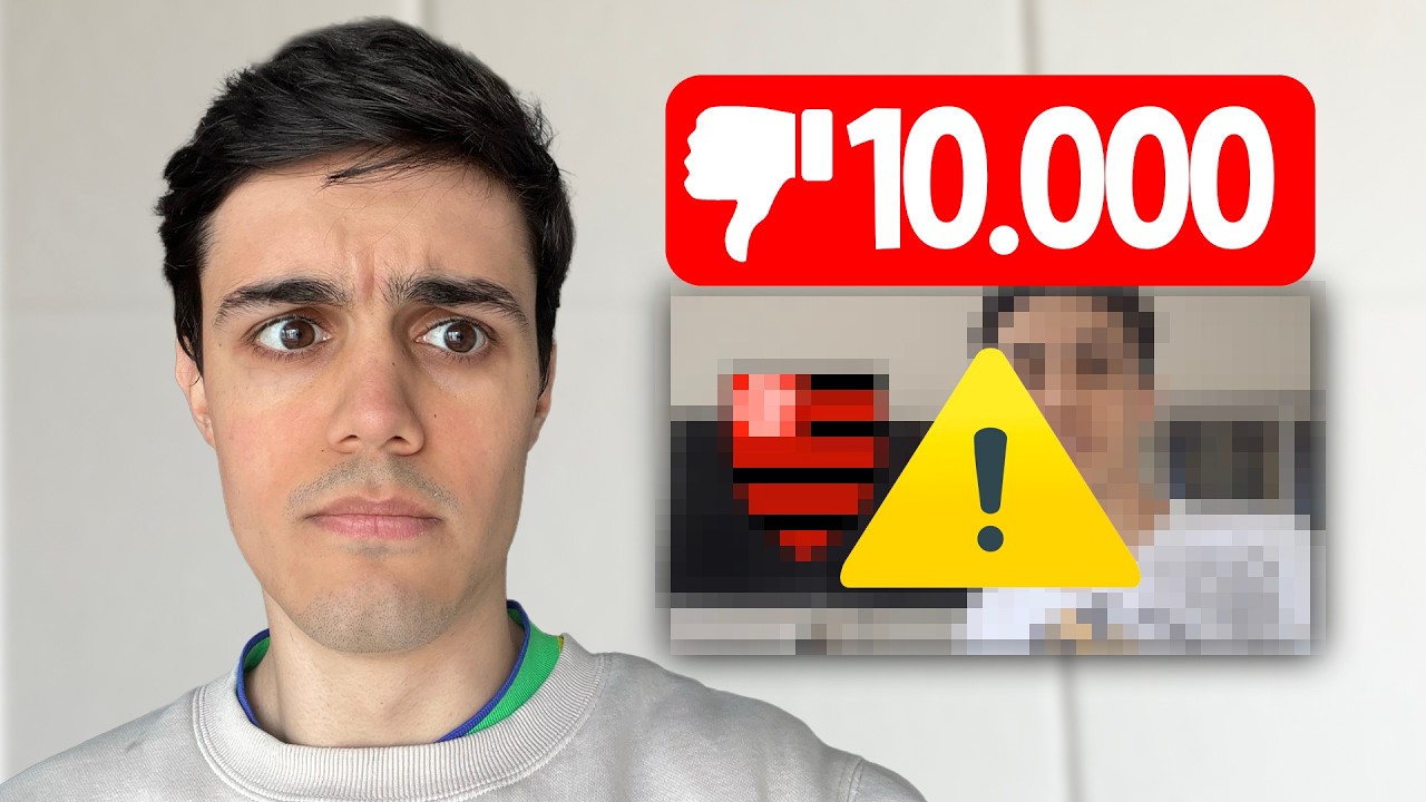 O Vídeo MAIS ODIADO do Meu Canal (10.000 Dislikes)