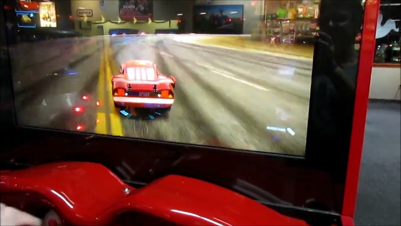 Cars Arcade Game at Chuck E. Cheese