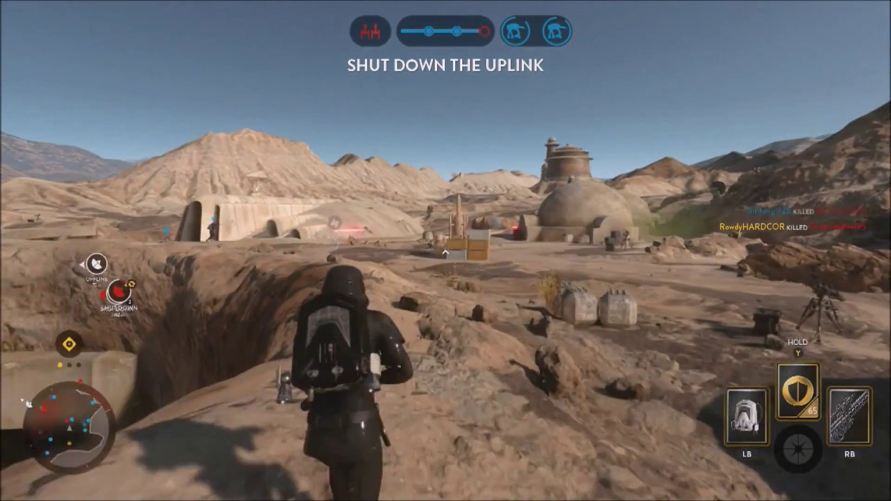 Star Wars Battlefront - Jundland Wastes Walker Assault!