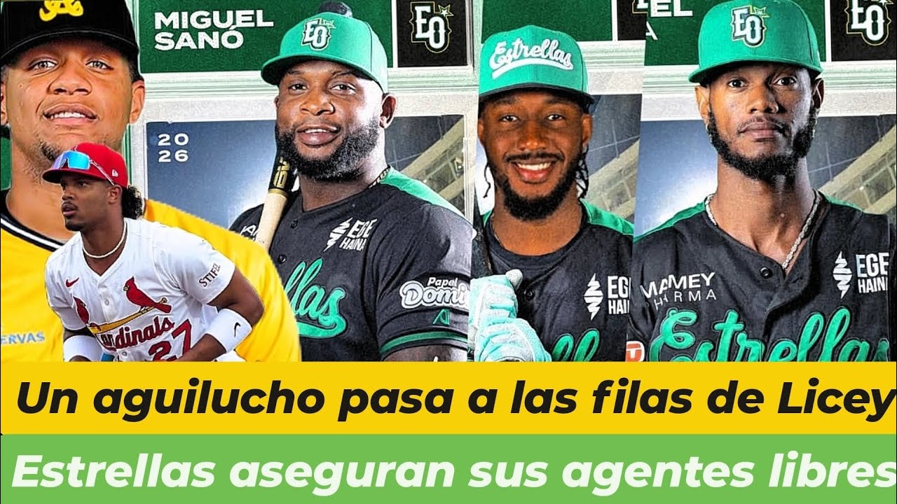 Licey ya no confía en Sergio Alcánta. Estrellas renuevan tres piezas claves.