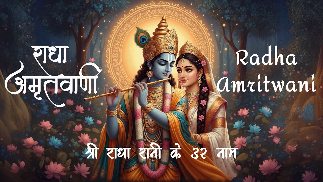 राधा अमृतवाणी | श्री राधा रानी के ३२ दिव्य नाम | Radha Amritwani