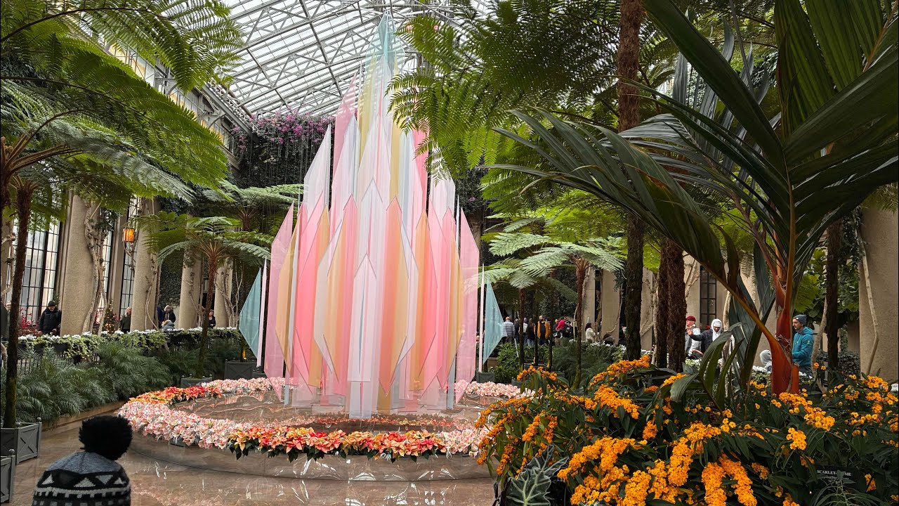 Winter wonderland at Longwood Gardens,PA🌺🌻