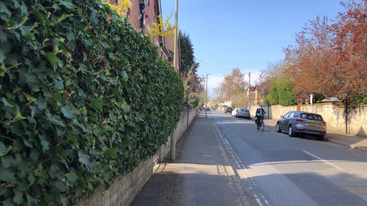 Sandfield Road and the Tolkien House, Oxford, April 3rd 2025