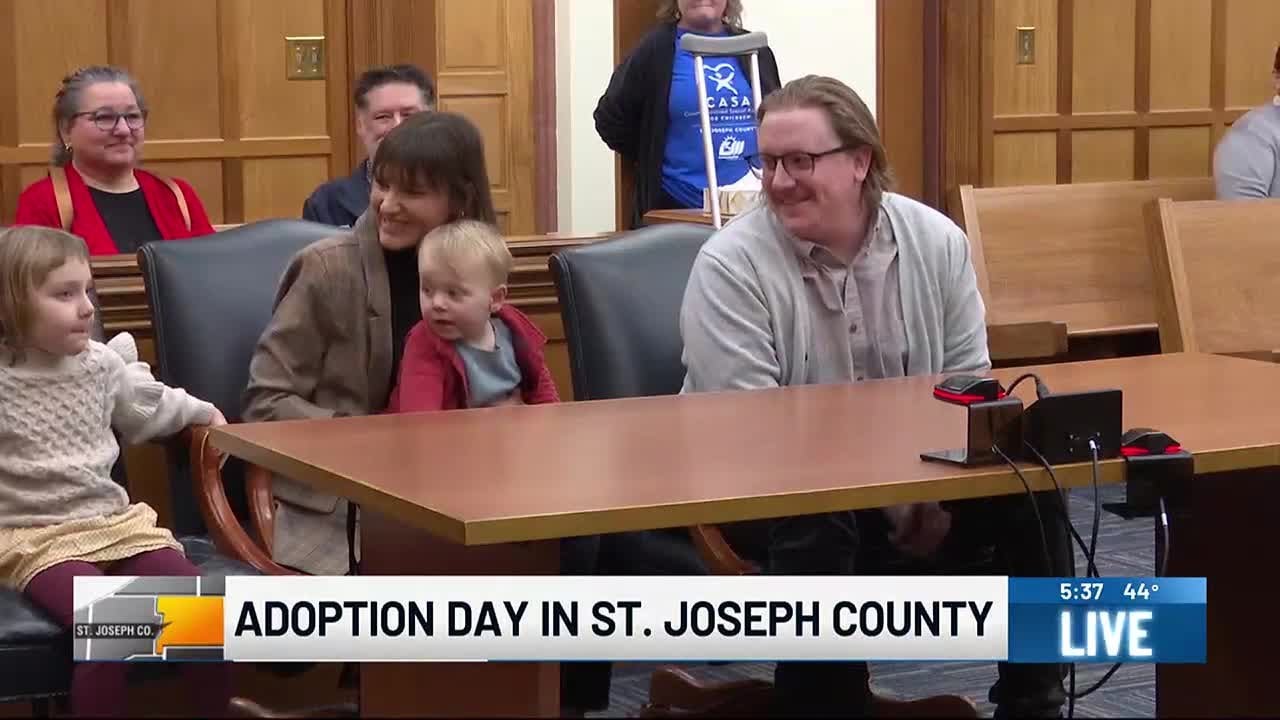 Adoptions finalized on &lsquo;Adoption Day&rsquo; in St. Joseph County Probate Court