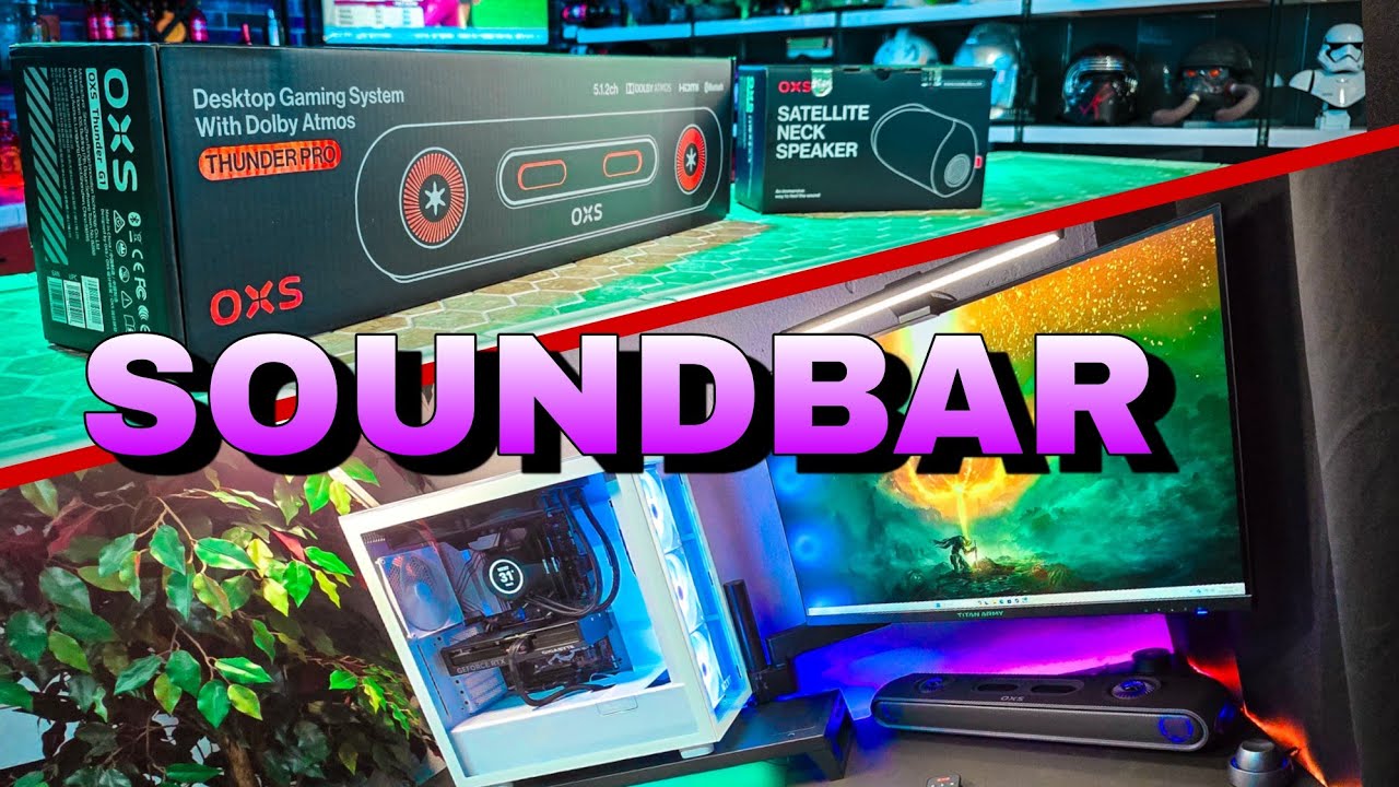 Is this the BEST Soundbar for GAMERS!?🚨 -  OXS Thunder Pro+ Gaming Soundbar UNBOXING & REVIEW