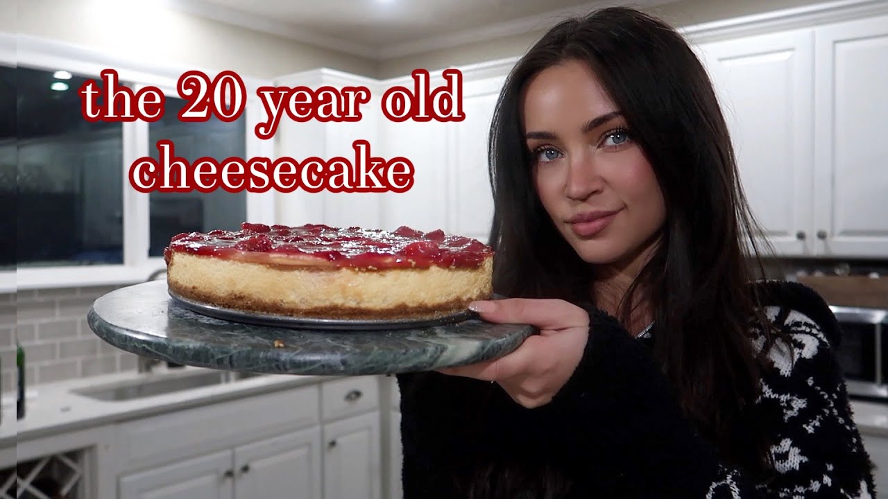 THE 20 YEAR OLD CHRISTMAS CHEESECAKE VLOG ❤️