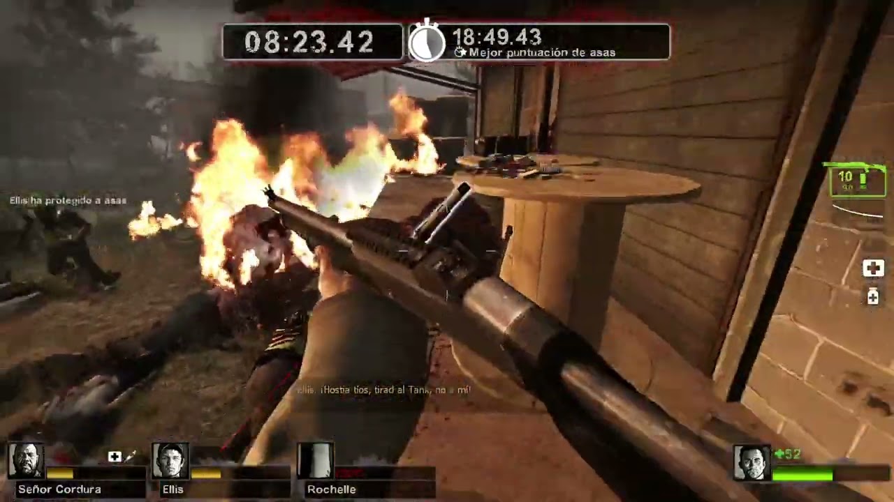 Left 4 dead 2 / supervivencia intenatando sobrevivir 30 minutos