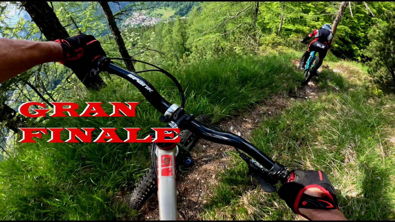 Forcella de le Calade, Gran Finale su CAI 489 - Val di Zoldo MTB - La Montagna in Bicicletta.