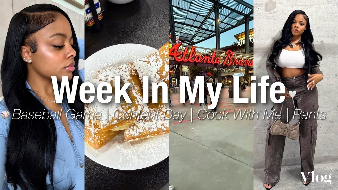 Vlog: VERY Chaotic Week In My Life🎀| Baseball Game, Content Day, Cooking , Rants, Maintenance +MORE