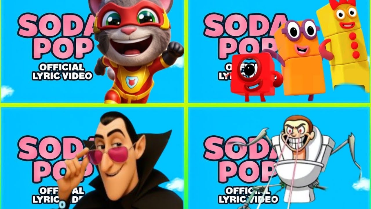 Talking Tom  🆚  Numberblocs 🆚 Drakula   🆚  skubedu toilet 🎶🎵 Who Is Best?