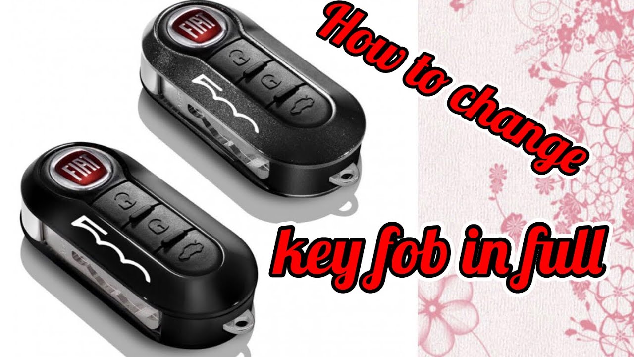 Как заменить брелок | Fiat 500 | Замена батареи