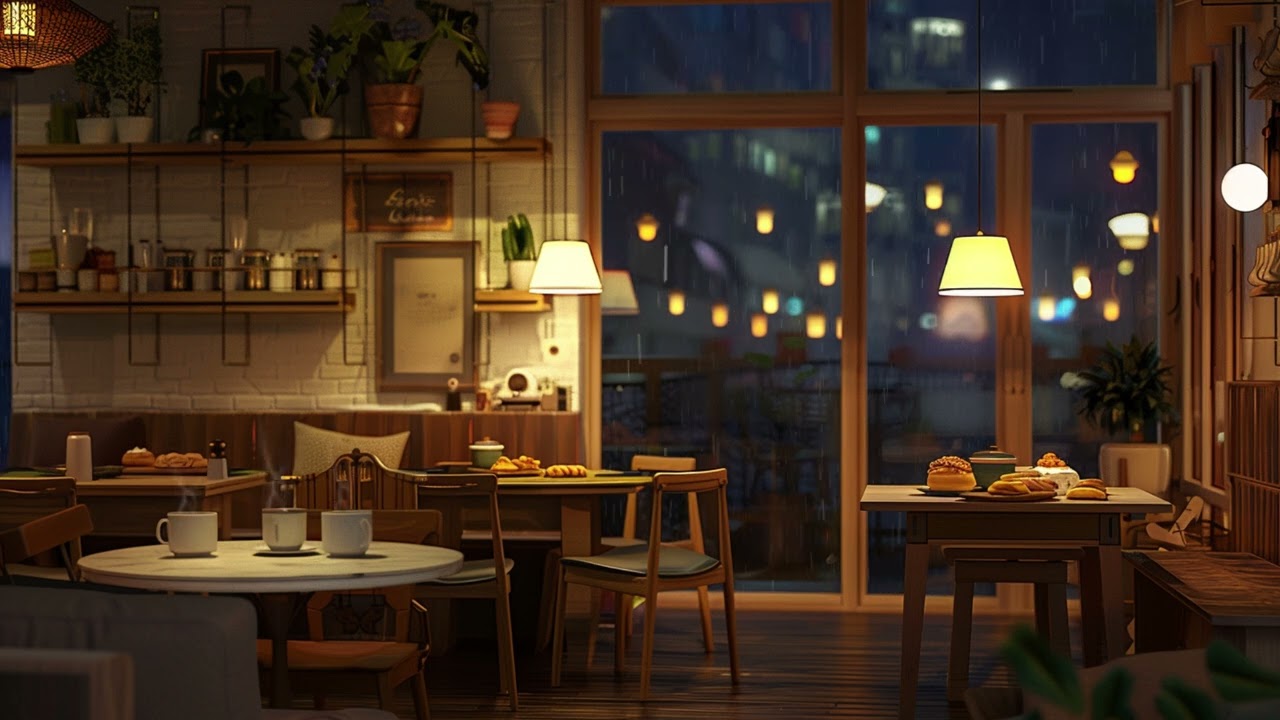 Smooth Jazz and Rain - Background Music for a Peaceful Rainy Evening