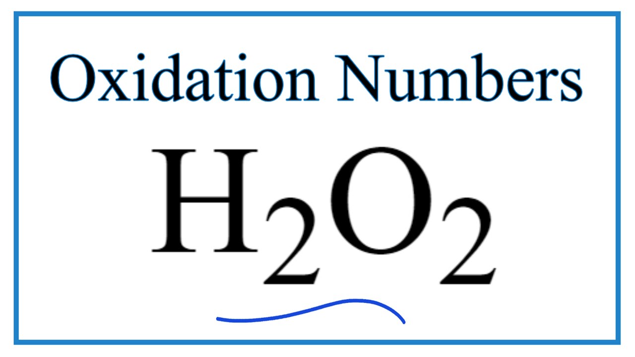 How to find the Oxidation Number for O in H2O2     (Hydrogen peroxide)