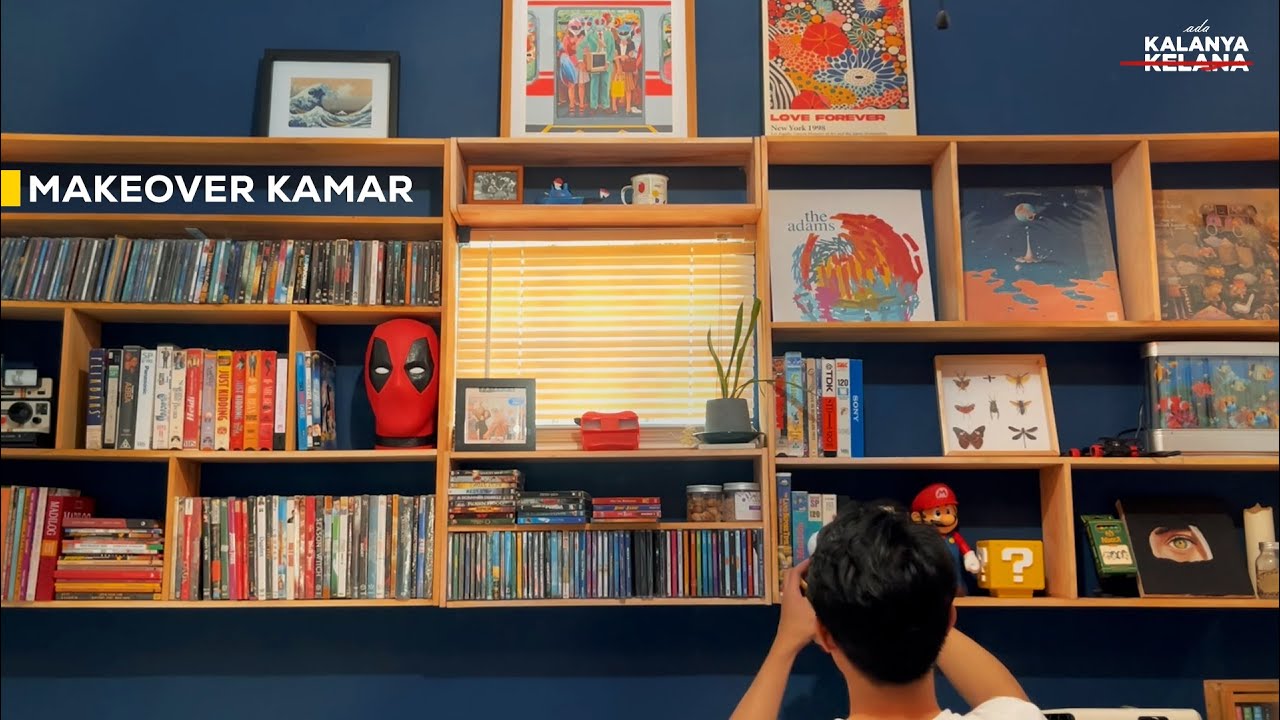 Makeover Kamar jadi Gallery | Buat Rak Buku Pinterest | Adakalanya Makeover