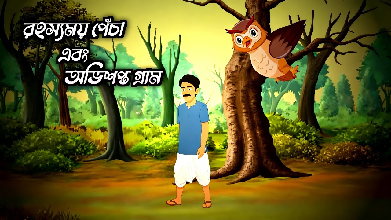 রহস্যময় পেঁচা এবং অভিশপ্ত গ্রাম ll bangla cartoon || Bangla Story || Bengali Fairy Tales Cartoon