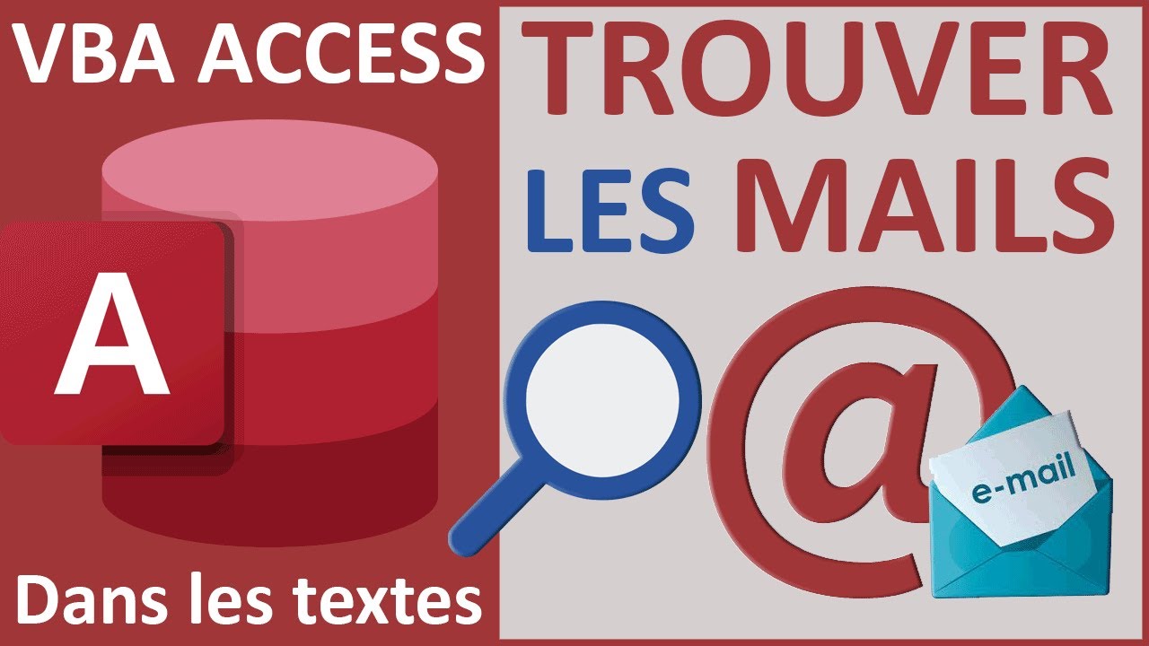 Extraire les mails des chaînes de textes en VBA Access