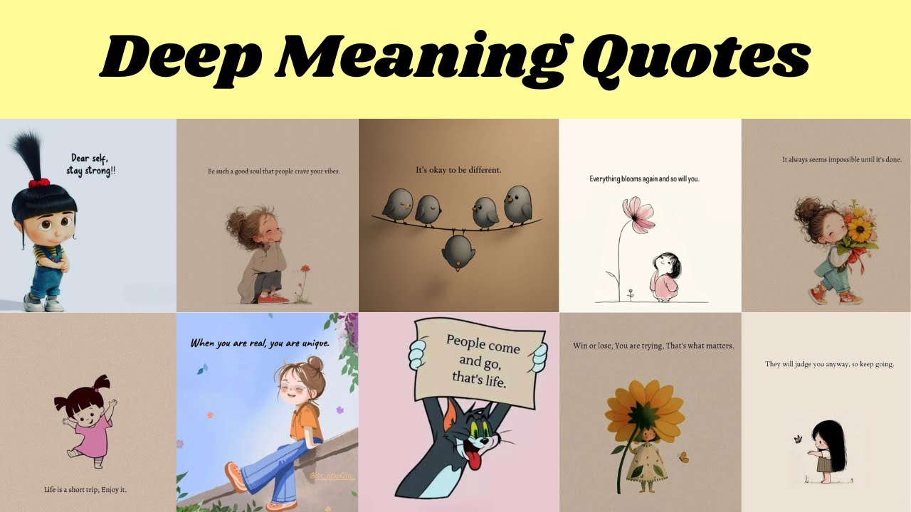Deep Meaning Quotes ll Quotes Trivia