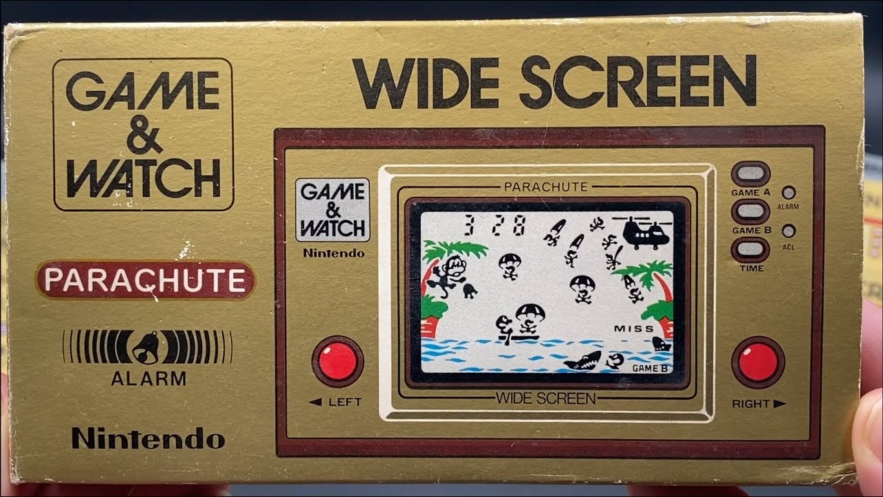 Распаковка и игровой процесс Nintendo Game & Watch — Parachute — Широкоэкранный (PR-21)
