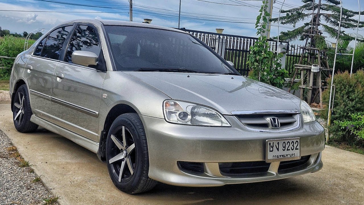 รถเก๋งราคาหลักหมื่นเจ้าของเดียวดูแลดีมี Honda civic dimension ราคา77,000฿