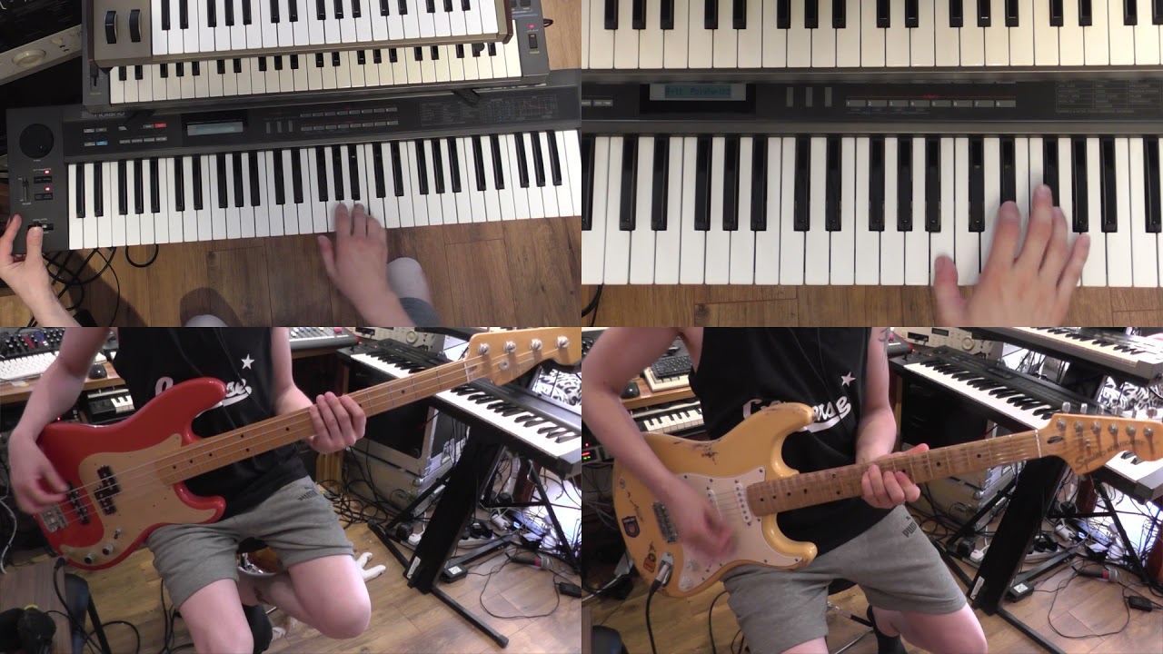 Nik Kershaw - The Riddle (Instrumental COVER) - (Roland TR-626, Alpha Juno2, Casio CZ101)