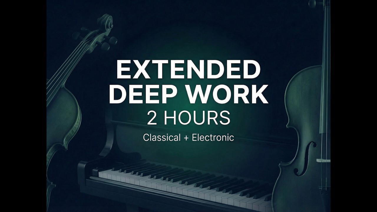 Extended Deep Work Music – 2 Hour Focus Session (Classical + Electronic)
