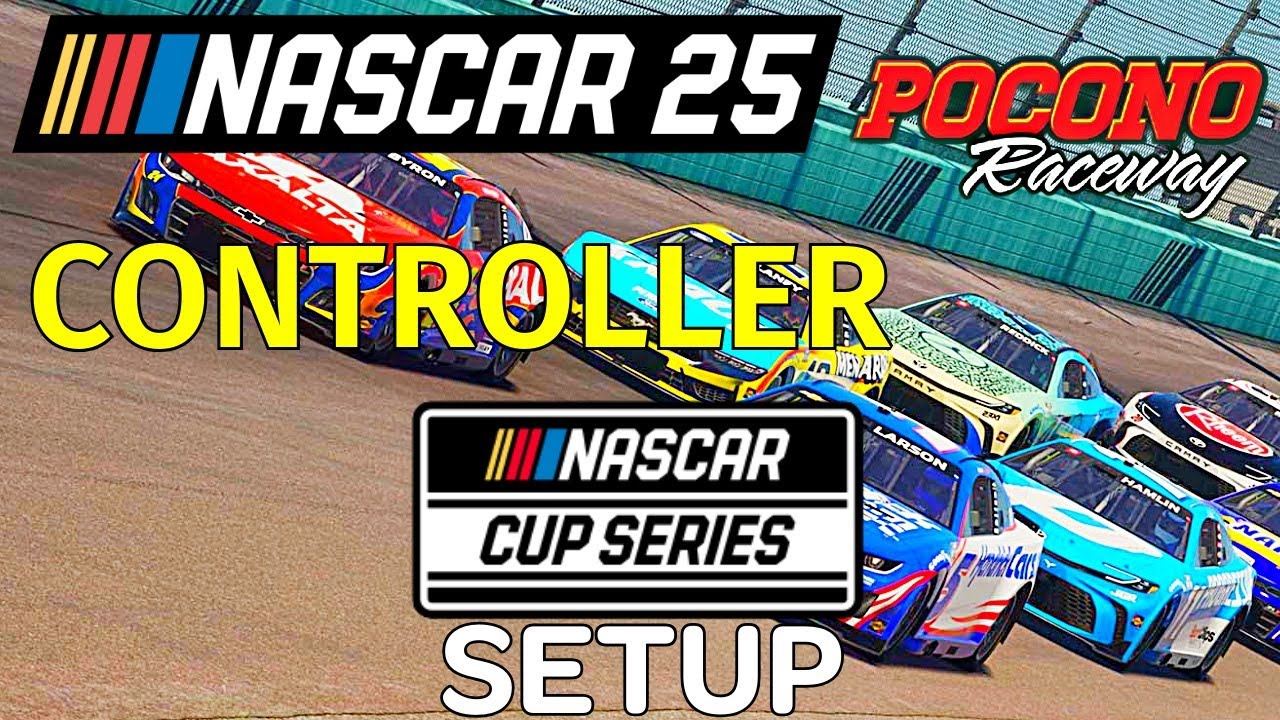 Пользовательская настройка Pocono {КОНТРОЛЛЕР} для серии Nascar Cup Nascar 25