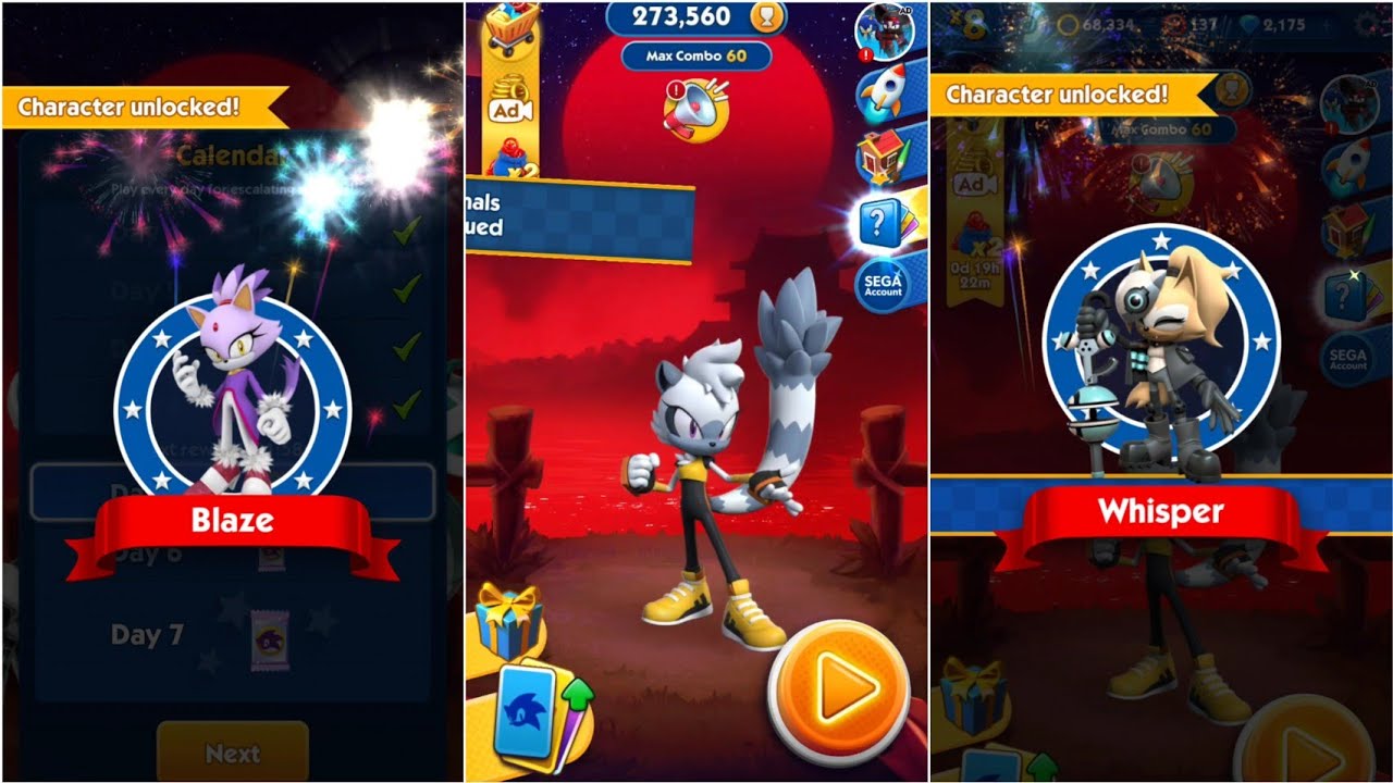 Tangle Gameplay in Sonic Dash Running game