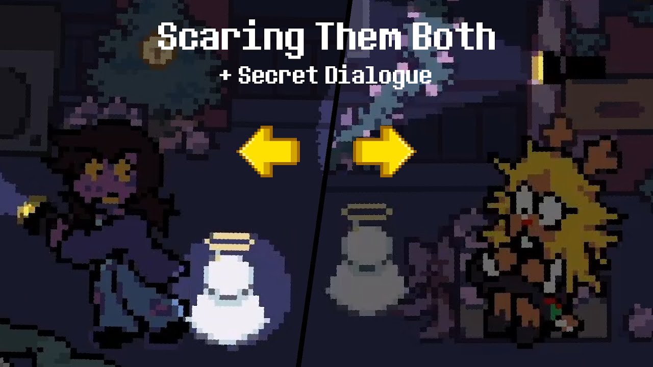 Scaring Noelle/Susie Difference + Not Moving an INCH Secret Dialogues – Deltarune Chapter 4