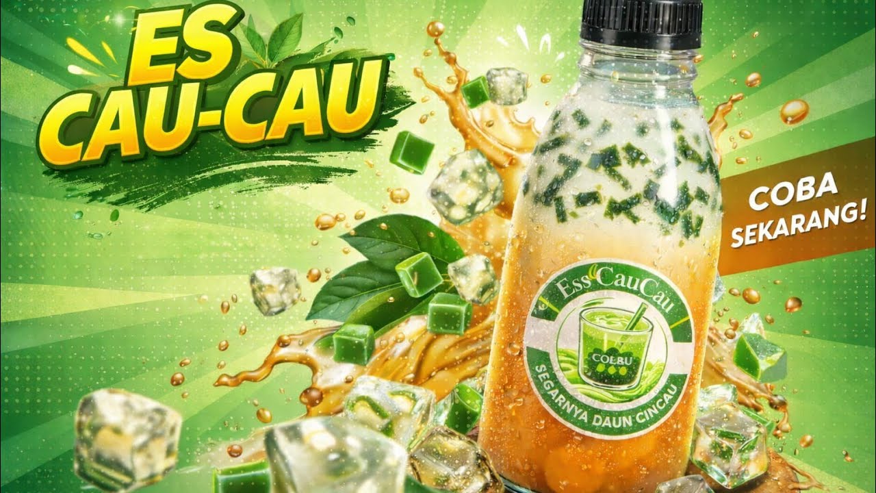 IKLAN ES CAU-CAU || RASAKAN KESEGARAN DAUN CINCAU ASLI ‼️